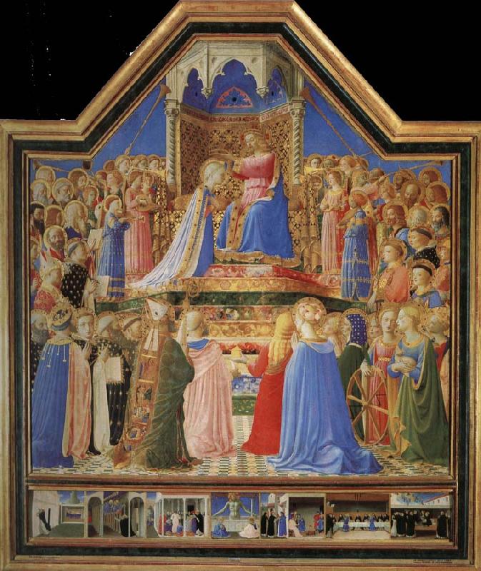 Fra Angelico Yan added the Virgin Festival oil painting image